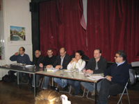 von l.n.r.: W.Langthaler, Dr. Binder, A.Salem Ahmed, H. Zeger, M. Mariam el Sehity, M. Pröbsting, H. Hofbauer