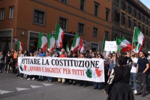 Verfassung durchsetzen, Arbeit und Würde für Alle