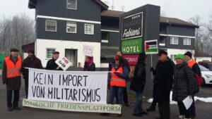 Aktion in Mureck, Steiermark, gegen ein Trainingszentrum für Nahkampf geführt von einem ehemaligen israelischen Offizier sowie einem FPÖler.