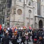 Kundgebung vor dem Spephansdom