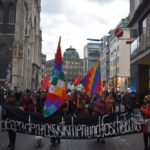 Die Demo verlässt den Stephansplatz