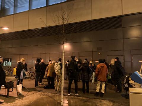 Lobauforum auf offener Straße