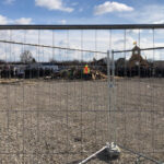 Geräumte Stadtautobahnbaustelle am Hausfeld