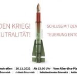 Demo: Stoppt den Krieg – echte Neutralität!
