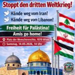 Demo Wien Stoppt dritten Weltkrieg 14.3.26